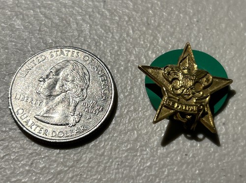 Lot of 10 Boy Scouts of America (BSA) Assorted VTG Pins c1945 Star Felt Disks - Picture 7 of 8