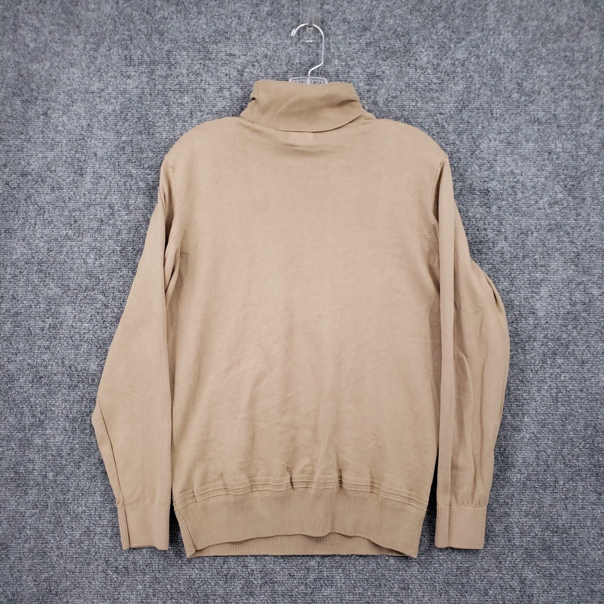 Zara Sweater Womens M Medium Brown Knit Long Sleeve Jumper Turtle