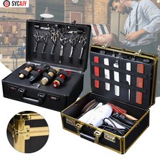 Barber Stylist Suitcase, Carrying Case For Clippers Trimmers Scissors Tool Box