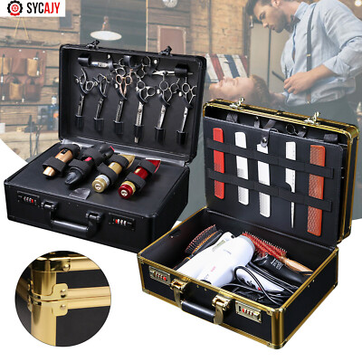 Barber Stylist Suitcase, Carrying Case For Clippers Trimmers Scissors Tool Box
