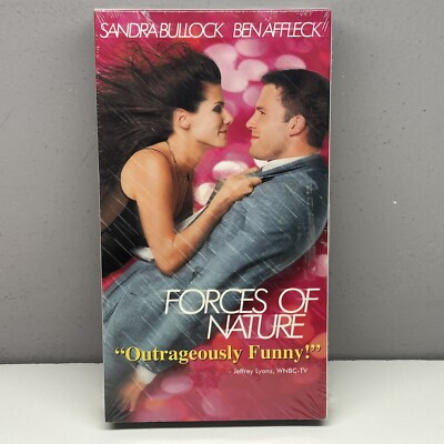 Forces of Nature - New Sealed! VHS 1999 Video Tape Sandra Bullock & Ben Affleck