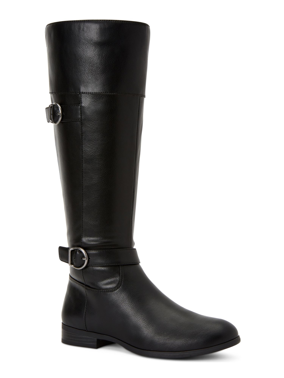 STYLE & COMPANY Womens Black Kezlin Round Toe Block Heel Riding Boot 5.5 M