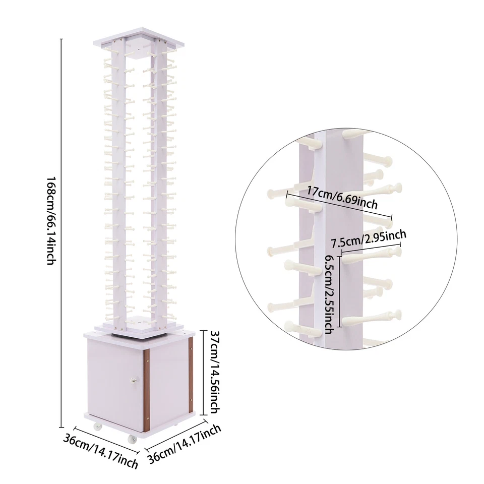 72 pares de vitrinas giratorias soporte de exhibición de almacenamiento de gafas EE. UU. Foto 2 de 4