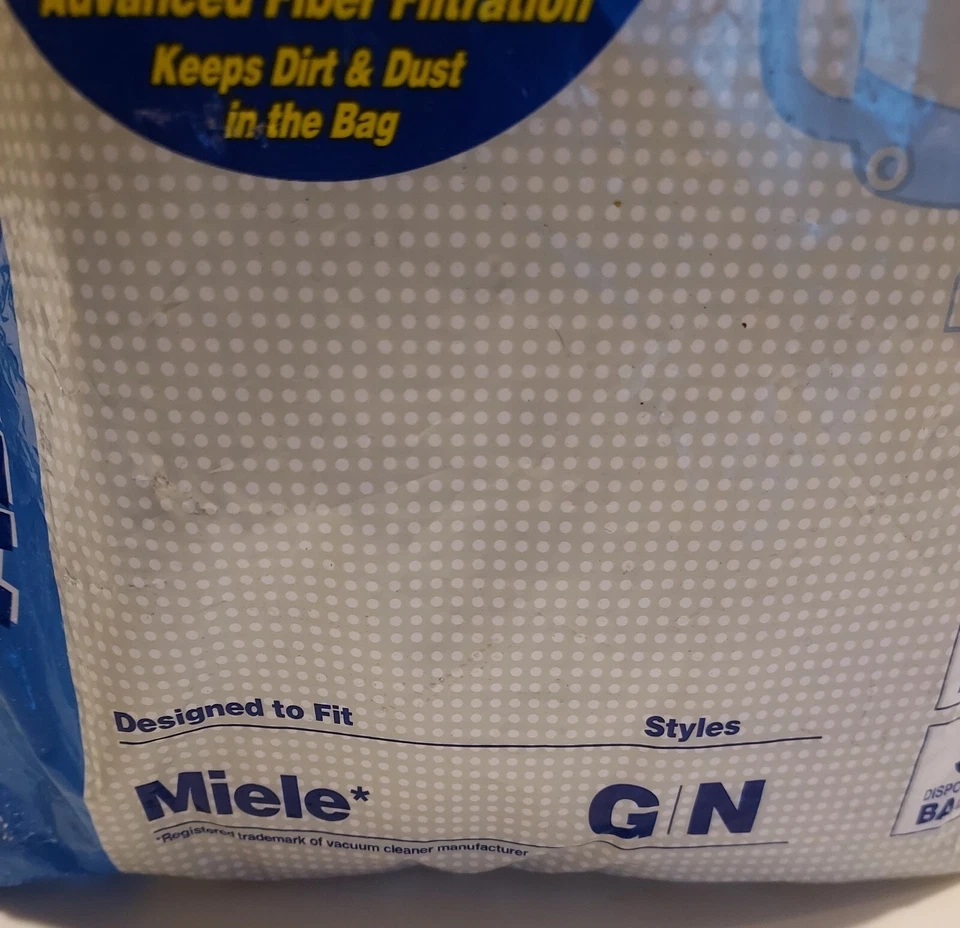 DVC Brand Vacuum Bag For Miele GN Allergen Performance 5 Bags + 2 Filters  - Image 2 of 4