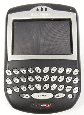 BlackBerry 7250 - Black and Silver ( Verizon ) Rare RIM Smartphone
