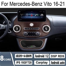 12.3" Android Navigation Car Gps Stereo Radio Wifi For Mercedes-benz Vito Metris