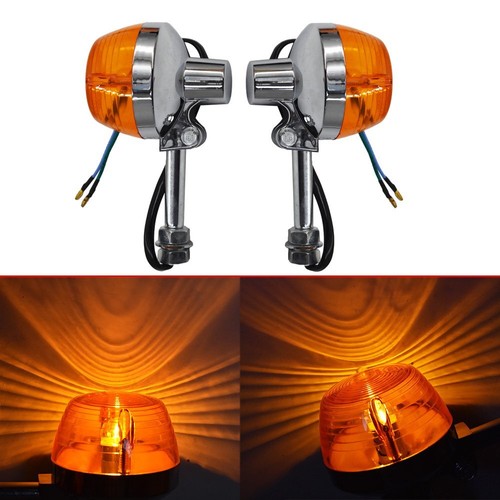 Turn Signal Light 12mm 2Pcs For Honda CT70 CT90 XL100 CB350 CM400 CB450 CB750 - Bild 2 von 11