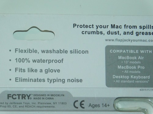 FLAPJACKS Cover Tastiera Designer per il tuo MAC Blu MacBook Air MacBook Pro Nuovo - Foto 7 di 7