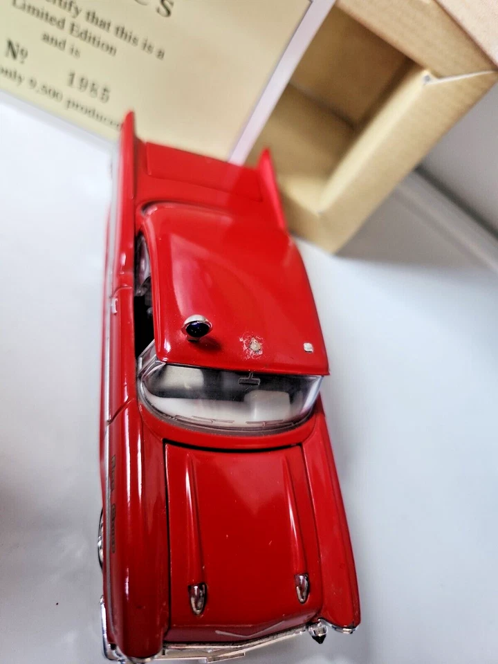 Corgi 97397 Chev Bel Air, Pensacola Fire Chief 1:43 NIB LMT ED DAMAGED ROOF LITE - Image 4 of 4