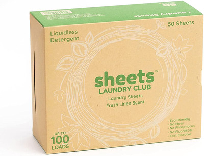 - as Seen on Shark Tank - Laundry Detergent - (Up to 100 Loads) 50 Laundry Sheet