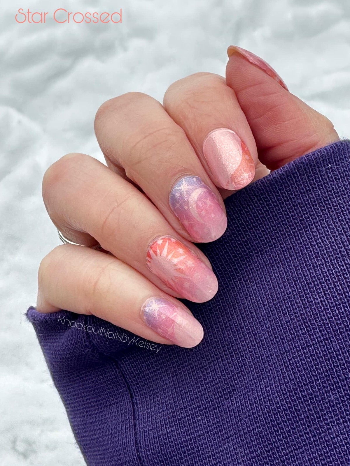 Color Street Nail Polish Strips STAR_CROSSED (FDS589) Retired Shimmer