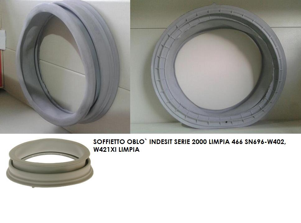 GUARNIZIONE SOFFIETTO OBLO' LAVATRICE INDESIT Serie 2000 SERIE LIMPIA ORIGINALE