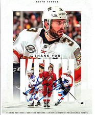 KEITH YANDLE PHILADELPHIA FLYERS CUSTOM EDIT 8X10 SIGNED AUTOGRAPHED PHOTO COA