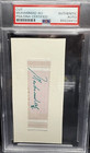 MUHAMMAD ALI PSA DNA CERTIFIED AUTHENTIC AUTOGRAPH CUT