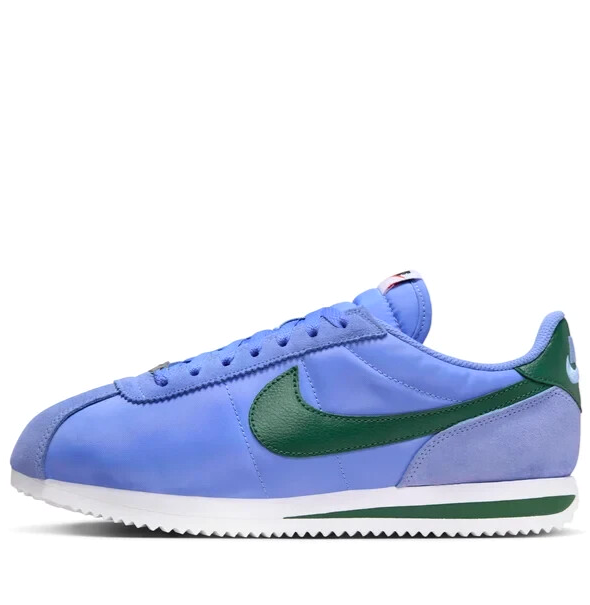Nike Cortez Blue Royal Green Suede Running Comfort Sneaker