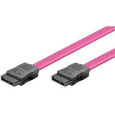 S-ATA-Daten-Kabel 50cm für Festplatten + Laufwerke 2x SATA-Stecker 3 GBit/s 0,5m