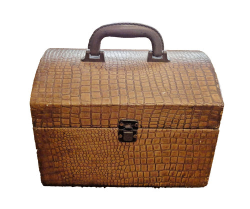 Kirkland Home Decorative Table Accessory Box Vintage Luggage Remote Storage! - 第 1/5 張圖片