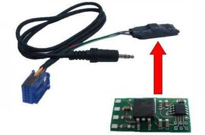 Für Original VW Radio MFD Delta Premium AUX In Adapter MP3 12-Pin CD Wechsler