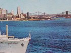 Postcard 1960's NYC skyline Ship Furness Luxury Liner Ocean Monarch Vintage  — photo 6
