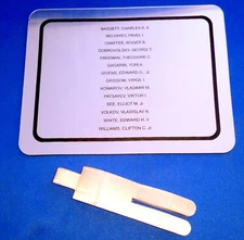 Replica "Fallen Astronaut" Memorial Statuette and Plaque