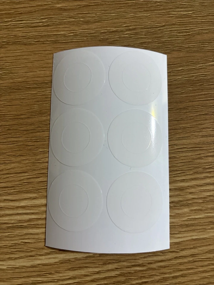 24 x pegatinas de anillo central de disco agrietado - CD, DVD, Xbox, PC, PS2, PS3, PS4, PS5 Foto 2 de 4