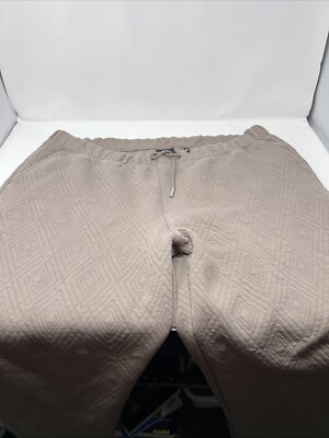 Kith Quilted Interlock Elmhurst Sweatpants - Quicksand- Brand New - XXL