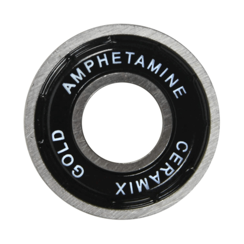 Juego de 16 rodamientos de velocidad de patín en línea de anfetamina de cerámica prelubricada dorada - Imagen 4 de 4