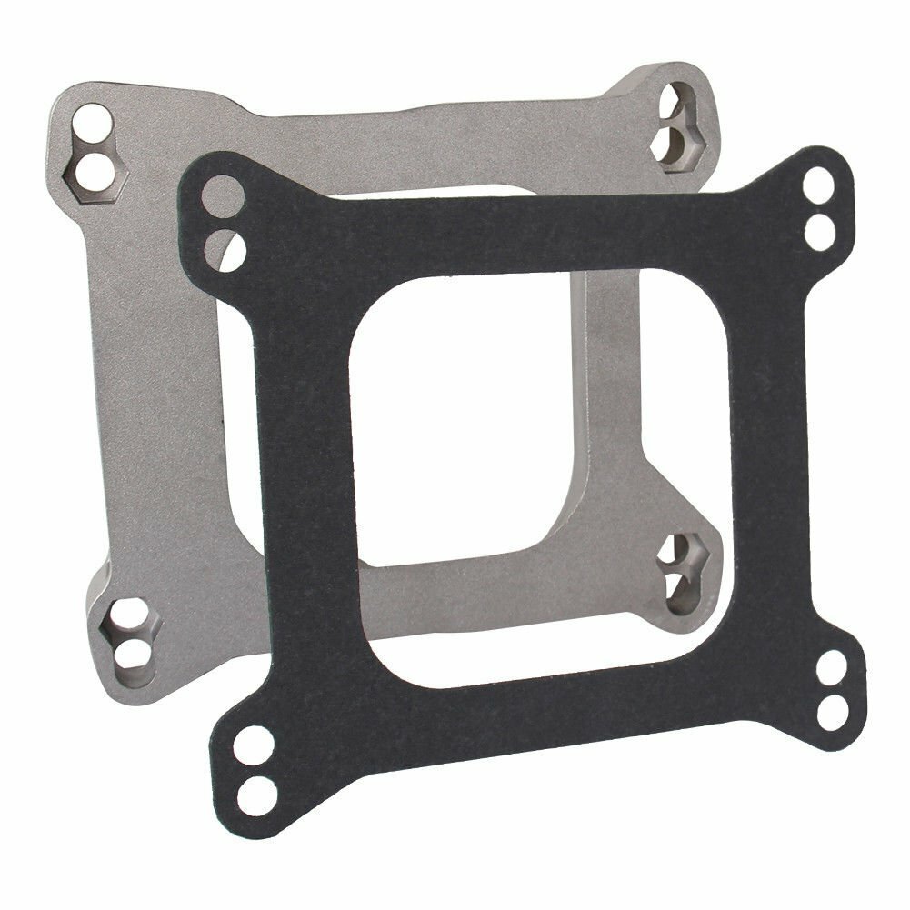 Aluminum 1932 Square Quadrajet Carburetor Adapter Kit 4BBL TO 4BBL eBay