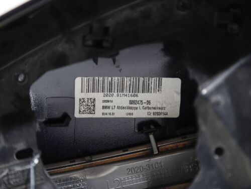 14-16 BMW 428i 435i F36 LEFT View Power Door Mirror NO Glass Carbon Black 416 ๐ - Picture 8 of 9