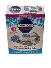 Ecozone Ultra All In One Dishwasher Tablets SALE Damaged Tablets Open Box
