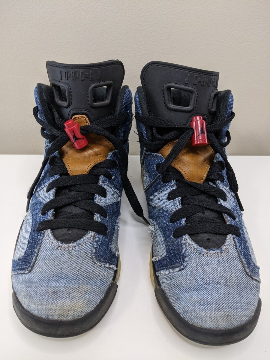 Air Jordan 6 Retro (GS) 6Y デニム Amazon.com | Nike Air Jordan 6 VI Washed Denim GS Grade