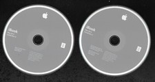 2003 Macintosh iBook Mac OS X 10.2.4 Jaguar Discs Operating System Install CDs