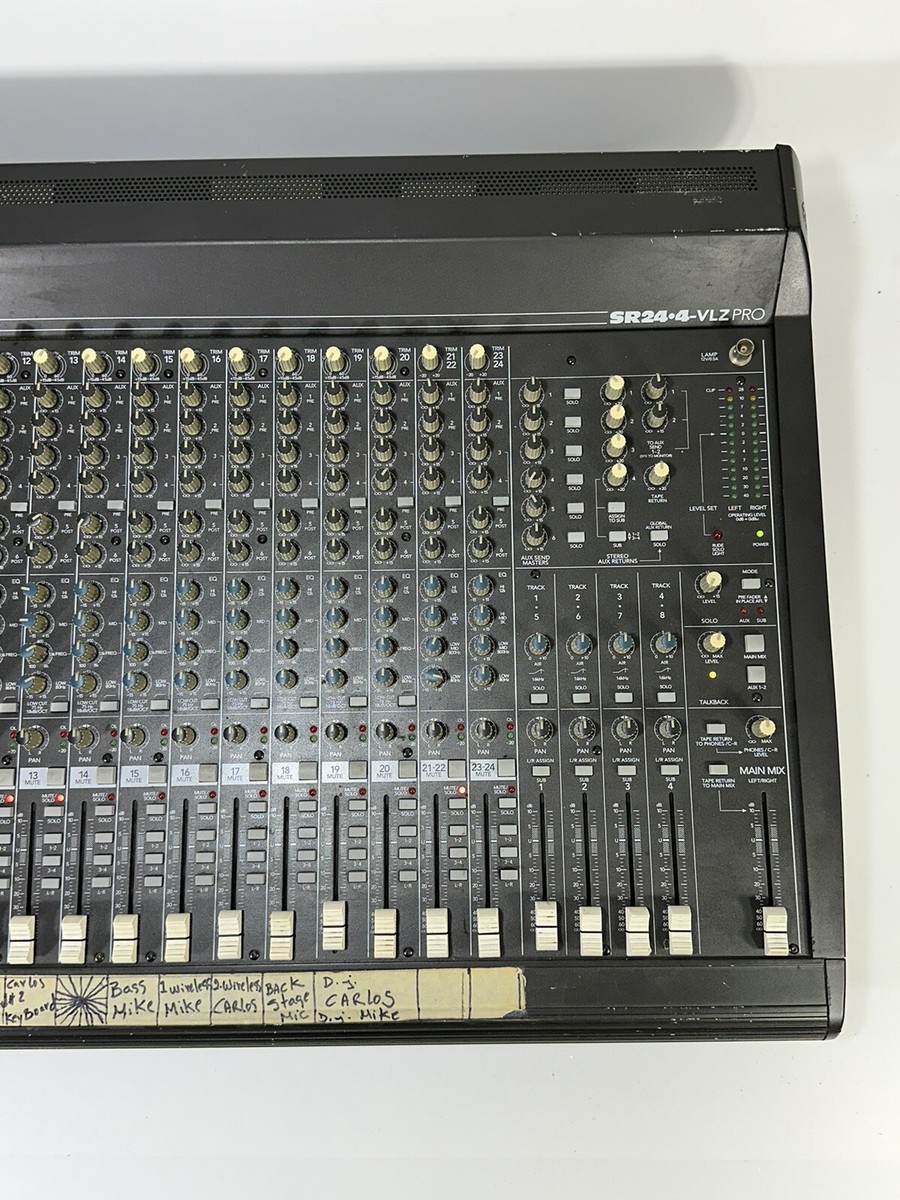 Mackie SR 24-4 VLZ Pro 24x4x2 4-Bus Mixing Console with Hard