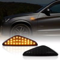 Passend FüR BMW X3 F25 X5 E70 X6 E71 E72 LED Seitenblinker Schwarz