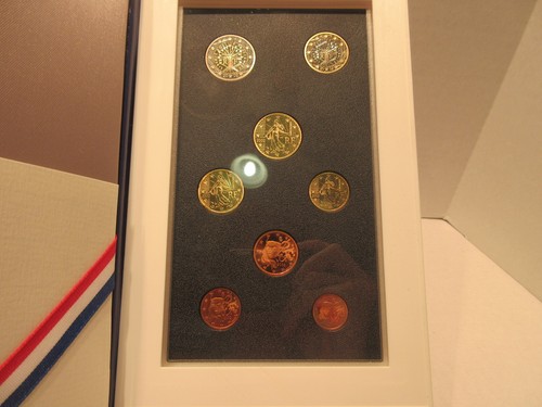 2002 France Euro 8 Coin Official Proof Set With Coa Monnaie De Paris - Picture 4 of 6