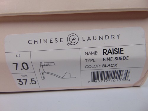 Chinese Laundry Raisie Heels Dress Sandal, Women's Size 7.0 M, Black NEW, 27177 - Picture 13 of 13
