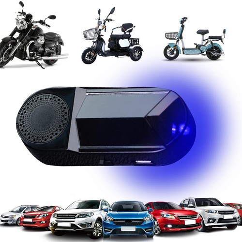 Alarme Voiture Avertissement Flash Solaire Lumière LED Faux Système de Sécurité Anti-Voleur - Photo 8/14