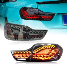 HCmotion Clear LED Tail Lights For BMW M4 F32 F33 F36 F82/83 2014-2020 Animation