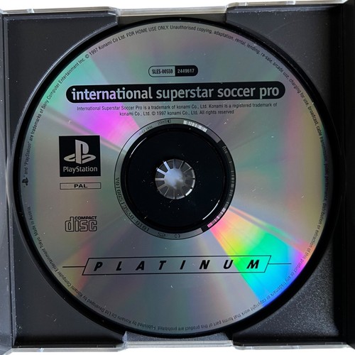 International Superstar Soccer Pro PS1 PlayStation 1 PAL - Completo con folleto - Imagen 4 de 8