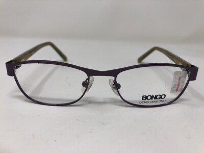 Bongo Eyeglasses Frame BG0160 081 49-17-135 Purple/Green Full Rim OI84