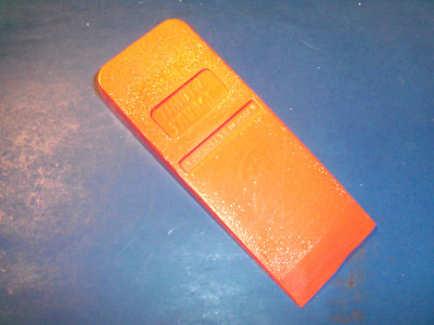 ORANGE 8 '' NON SPIKED BUCKING / FELLING WEDGE WORKS WITH STIHL & MANY BRANDS 