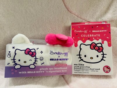 The Creme Shop x Hello Kitty - Celebrate Me Time Sheet Mask + Plush Headband Set