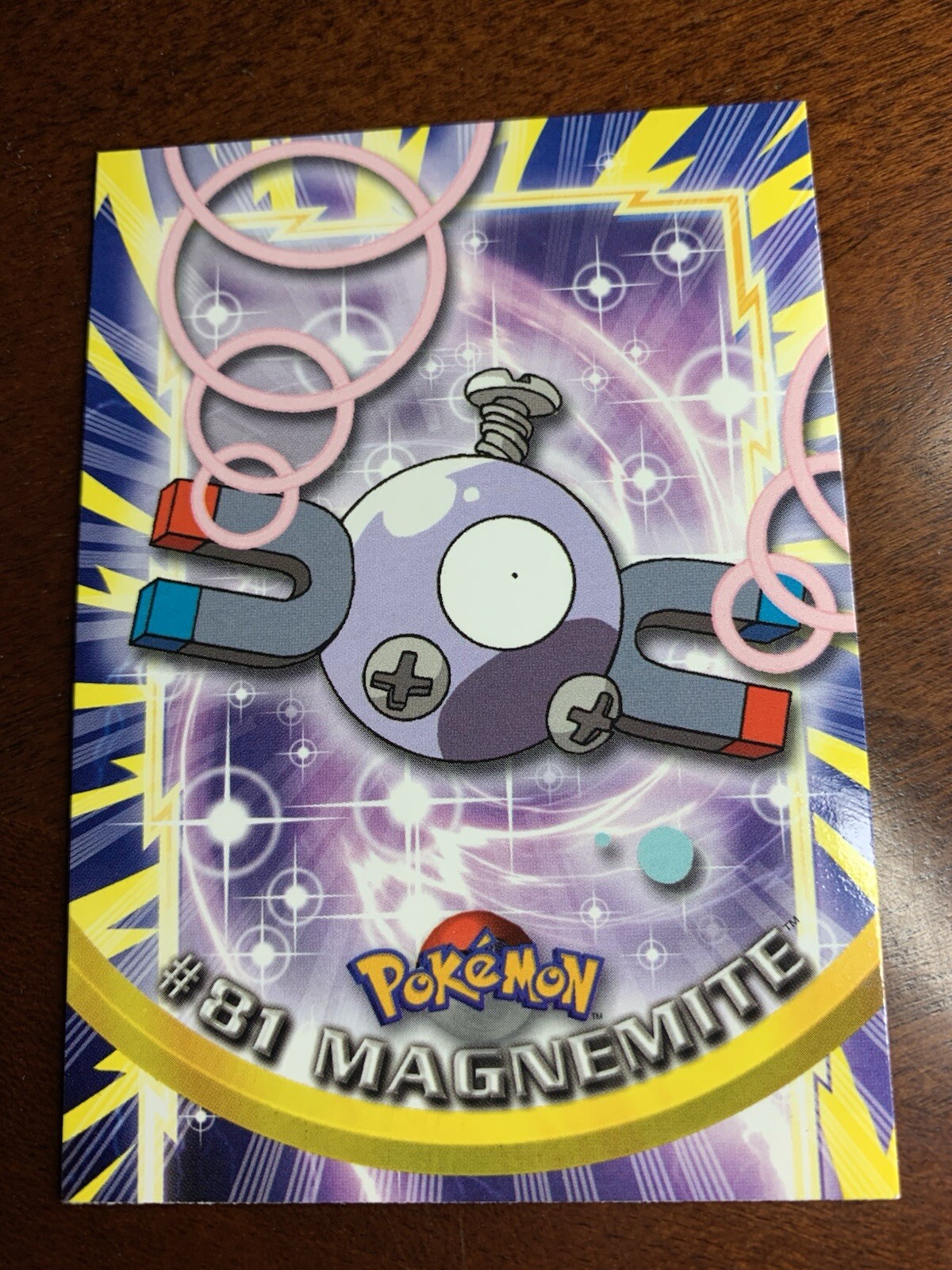 2000 Topps Pokemon TV Animation Series 2 #81 Magnemite FREE COMBINED SHIPPING