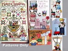 Noahs Ark Christmas Collectibles PQR Boys Love Warms Heart CROSS STITCH PATTERNS