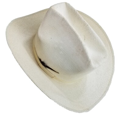 Bailey U-Rollit Straw Cowboy Hat, Cream, size 6 7/8 | eBay display picture 1