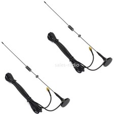 2X NAGOYA UT-106UV SMA-Female VHF/UHF Magnetic Base Antenna Baofeng UV-5R UV-82