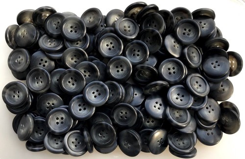 Buttons 15mm 20mm 23mm 25mm Dark Grey Slate Charcoal Animal Swirl 4 Hole W232A-D - Picture 9 of 24
