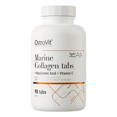 OSTROVIT MARINE COLLAGEN Type I + Hyaluronic Acid + Vitamin C - Tablets/Capsules