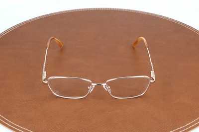 Marchon Tres Jolie 186 Gold Rectangle Eyeglasses Frames 54-16-140