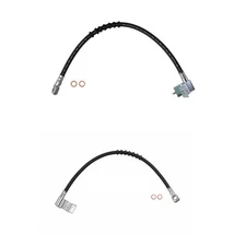 Sunsong Front Left & Right Brake Hydraulic Hose Kit for Dodge Ram 1500 2500 RWD